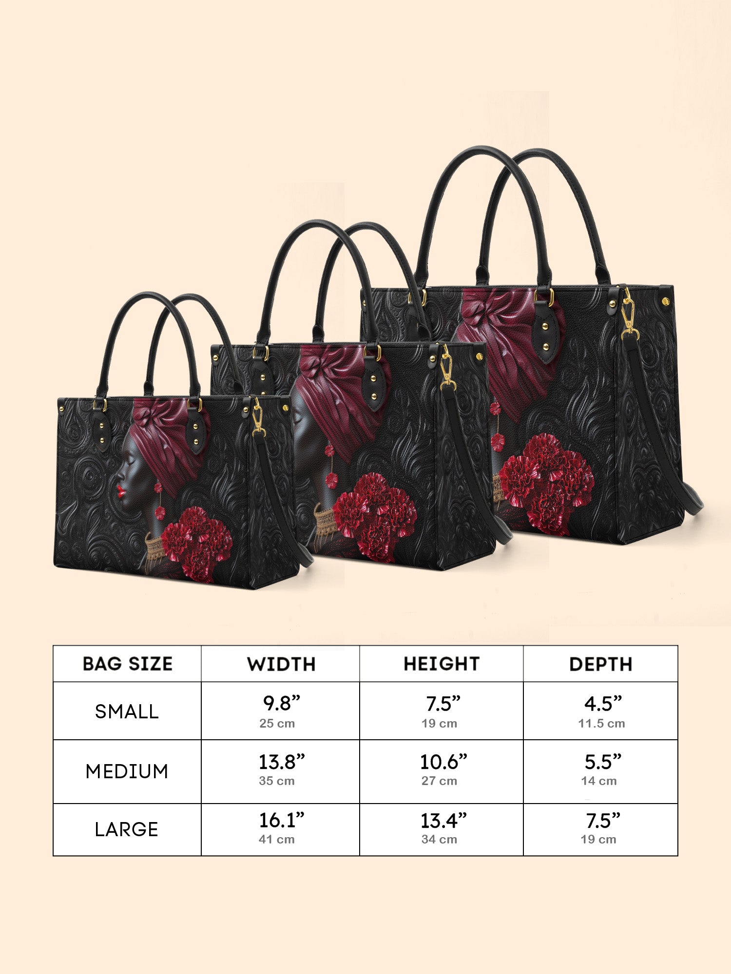 Origin Carnation Premium Leather Handbag QR0XD529