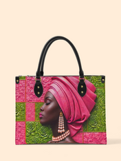 Pink Sovereign Premium Leather Handbag QR0TD709