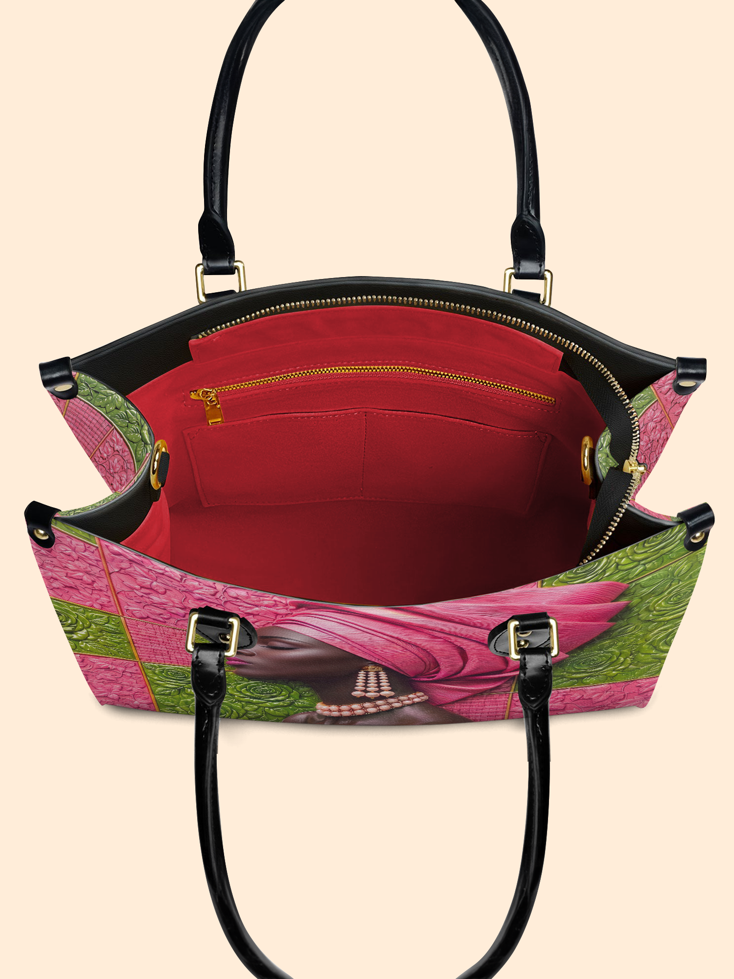 Pink Sovereign Premium Leather Handbag QR0TD709