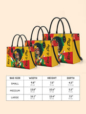 Rise And Slay Premium Leather Handbag QR0XD604