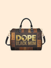 Dope Mom Legacy Leather Boston Bag QR0TV269