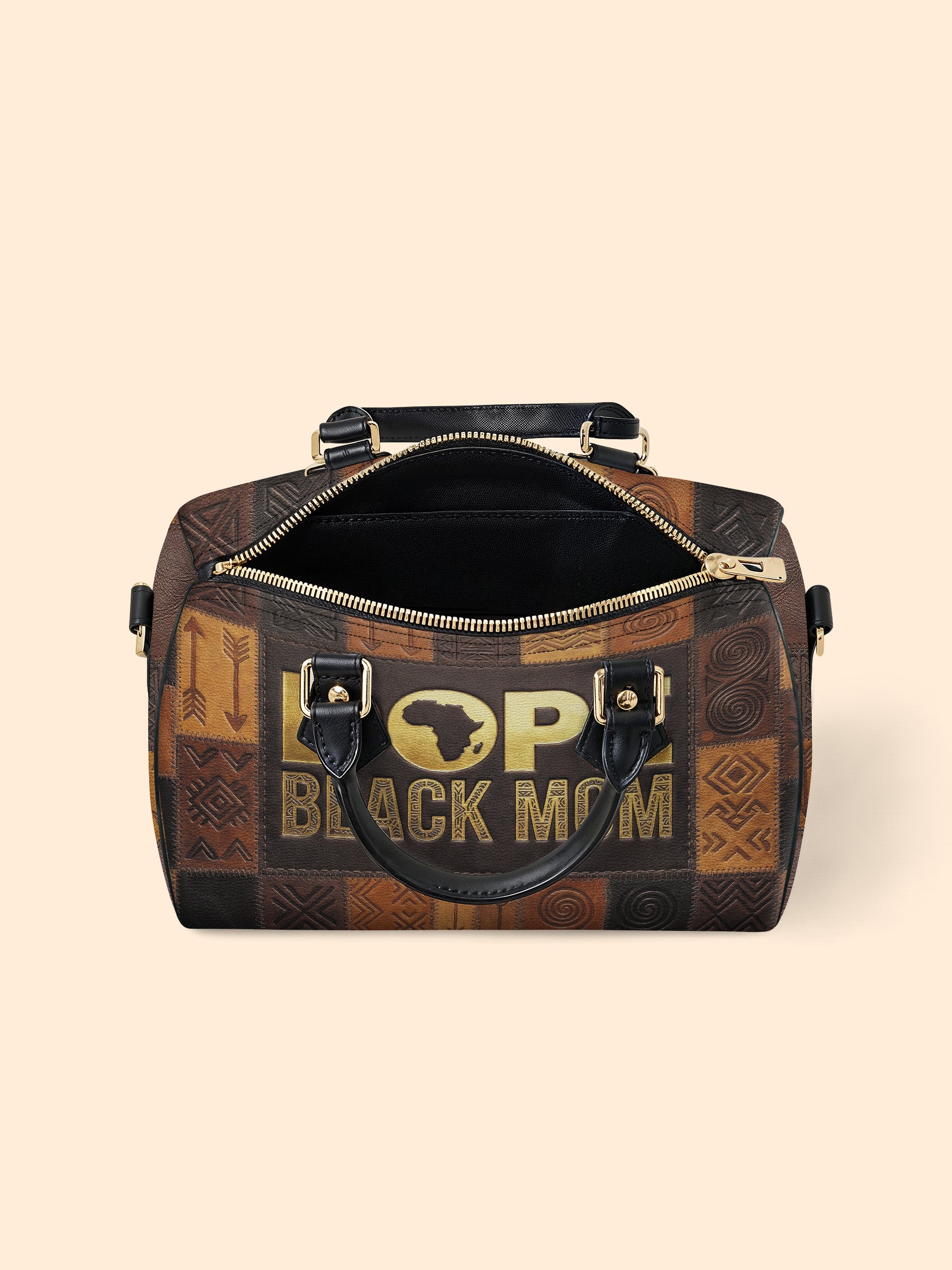 Dope Mom Legacy Leather Boston Bag QR0TV269