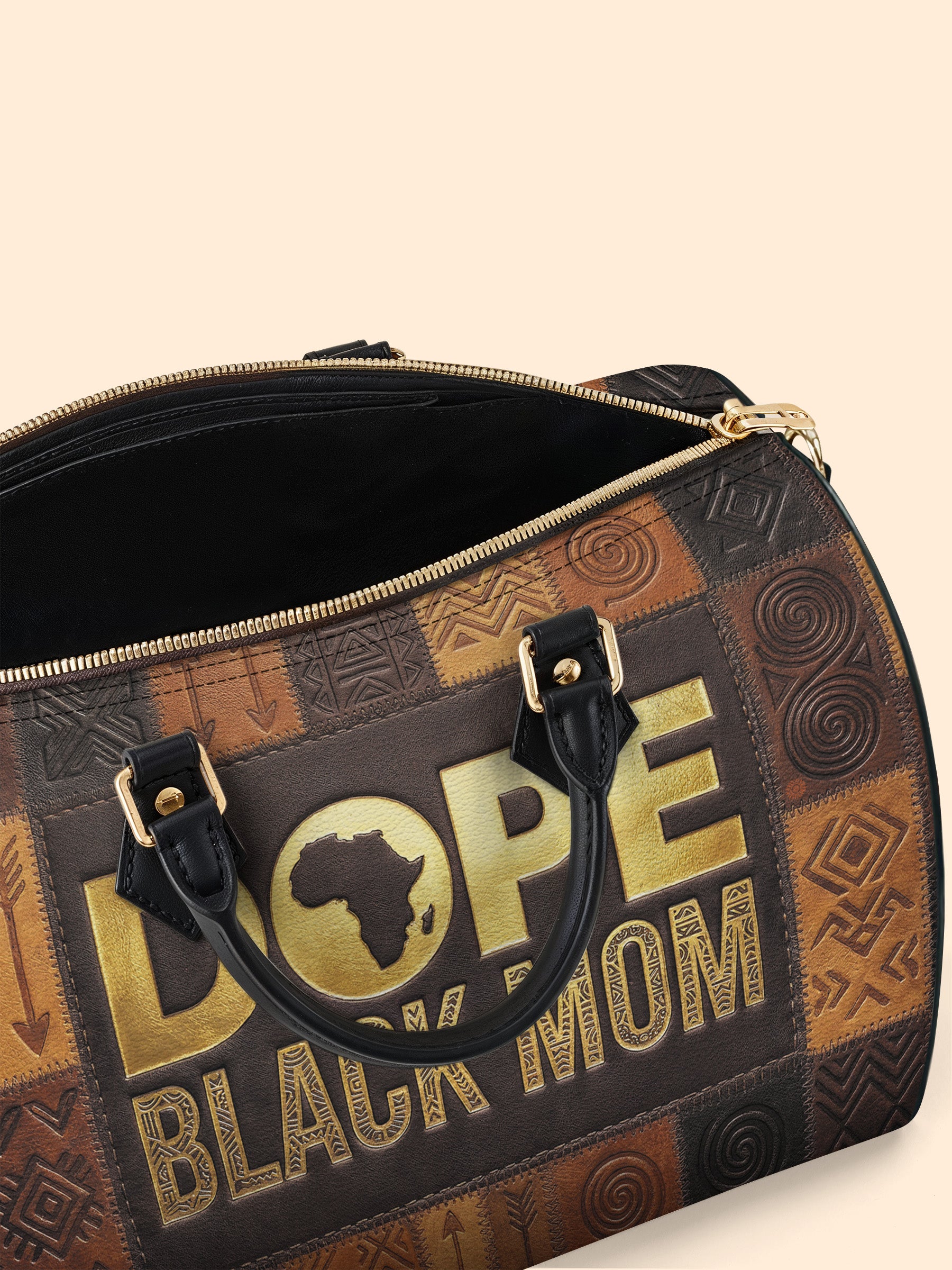 Dope Mom Legacy Leather Boston Bag QR0TV269