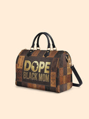Dope Mom Legacy Leather Boston Bag QR0TV269