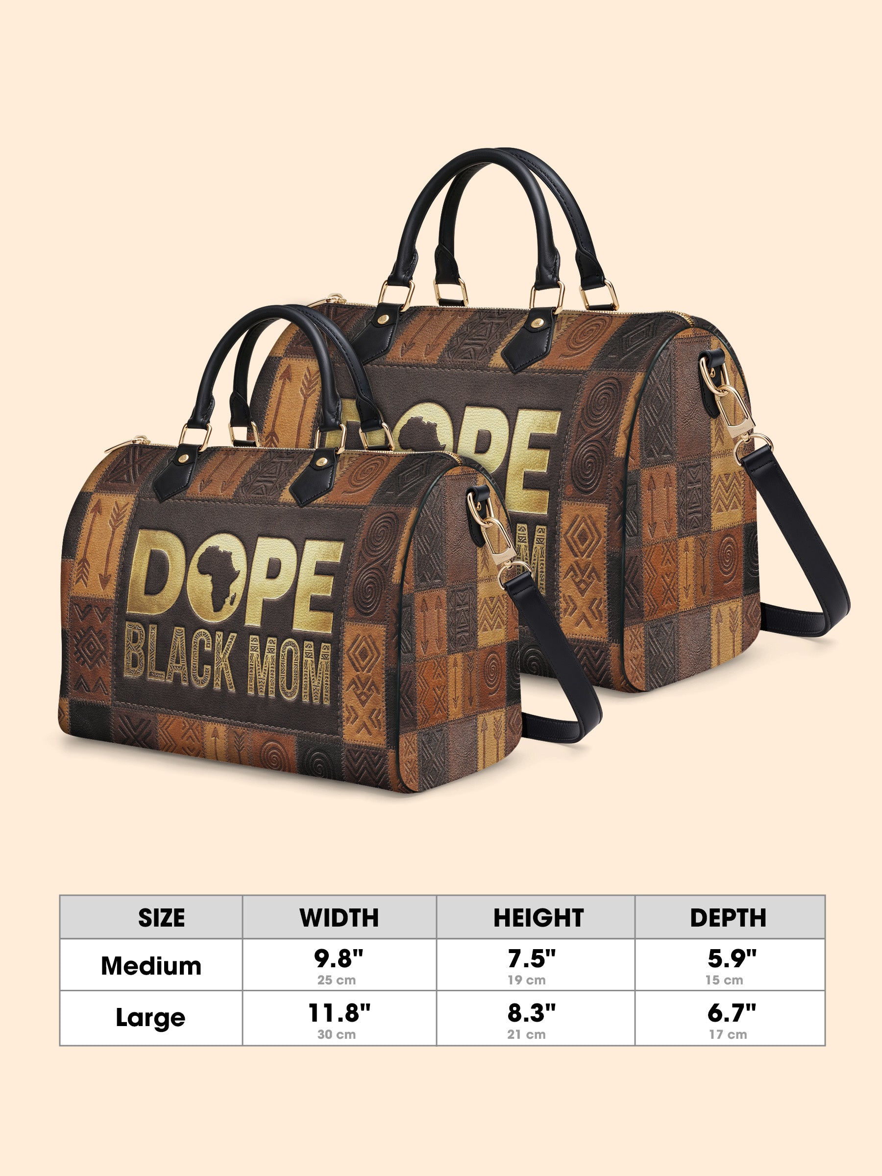 Dope Mom Legacy Leather Boston Bag QR0TV269