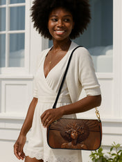 Ebony Bloom Classic Zip Pochette QR0TD345