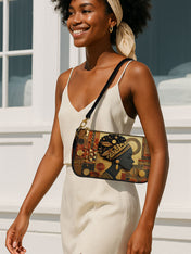 Bold African Classic Zip Pochette QR0XD826