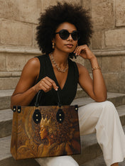 Born Royal Premium Leather Handbag QR0XD510