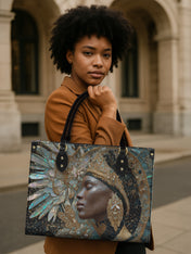 Shell Of Grace Premium Leather Handbag QR0XD516