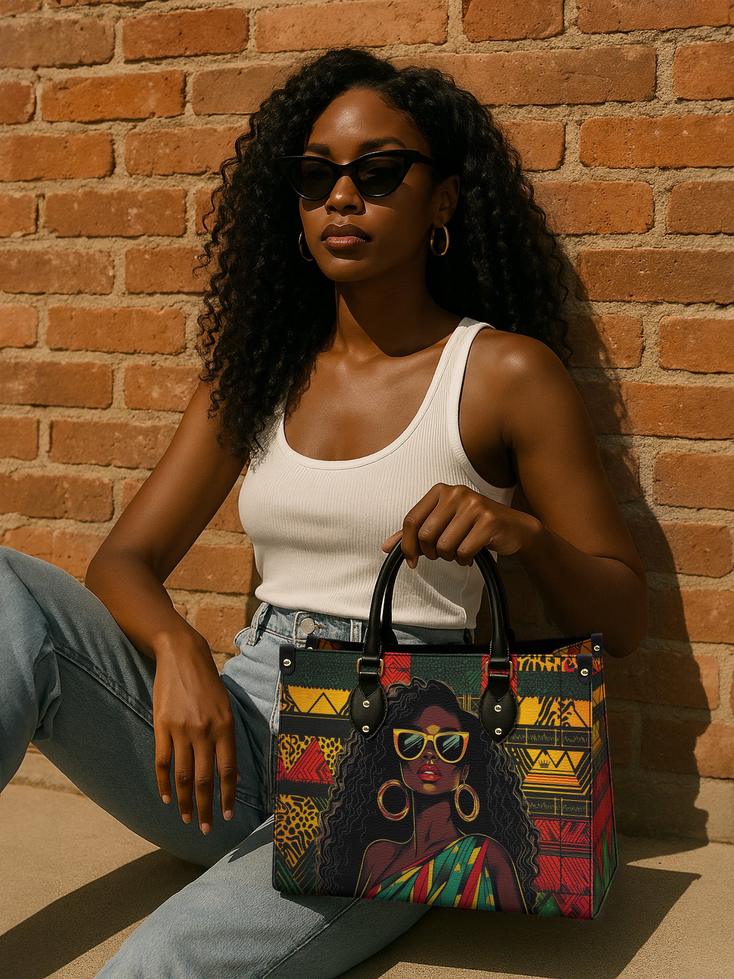 Power Gaze Premium Leather Handbag QR0XD702