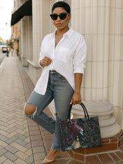 Divina Butterfly Premium Leather Handbag QR0XD635