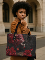 African Ardor Premium Leather Handbag QR0XD534