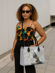 African Aureole Premium Leather Handbag QR0XD532