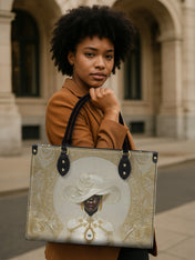 Heavenly Ivory Premium Leather Handbag QR0XD645