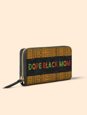 DOPE BLACK MOM Juneteenth Slimline Zippy Wallet QR0XD1033