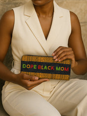 DOPE BLACK MOM Juneteenth Slimline Zippy Wallet QR0XD1033