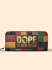 Dope Black Queen Slimline Zippy Wallet QR0TV271