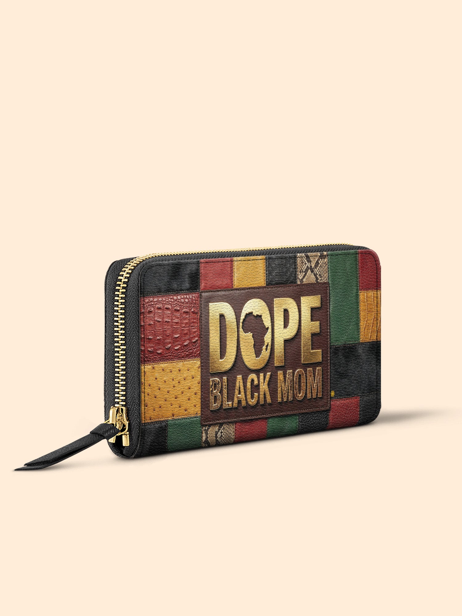 Dope Black Queen Slimline Zippy Wallet QR0TV271