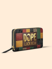 Dope Black Queen Slimline Zippy Wallet QR0TV271