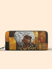 Golden Fierce Slimline Zippy Wallet QR0TV256