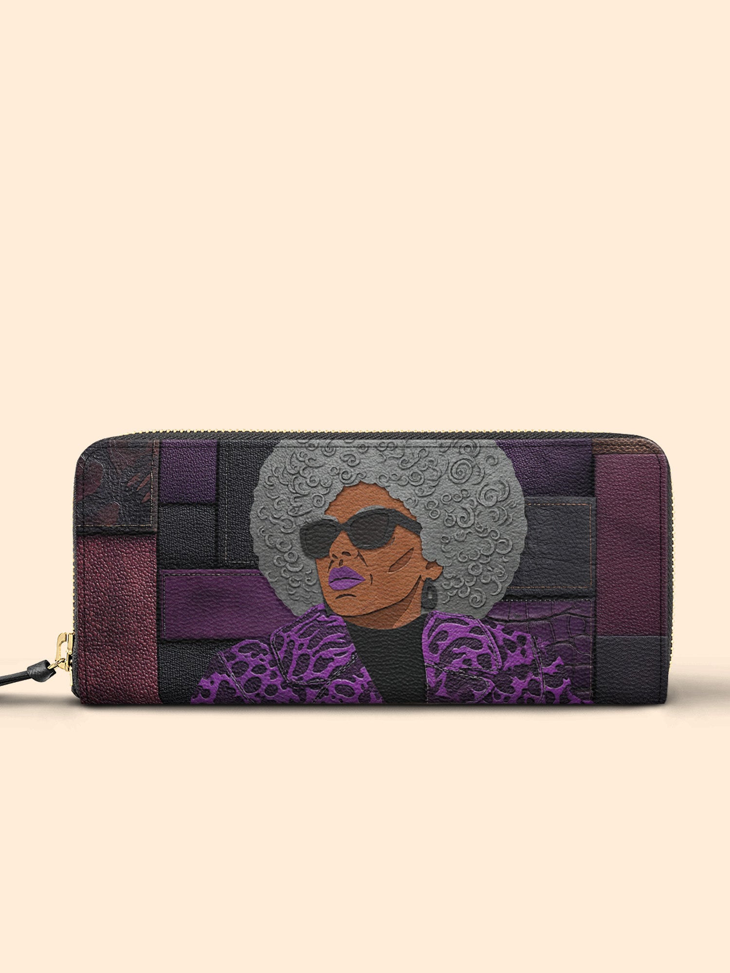Violet Wild Slimline Zippy Wallet QR0TV258