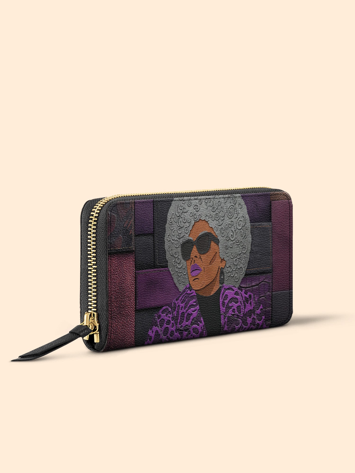 Violet Wild Slimline Zippy Wallet QR0TV258