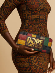 Dope Black Queen Slimline Zippy Wallet QR0TV271