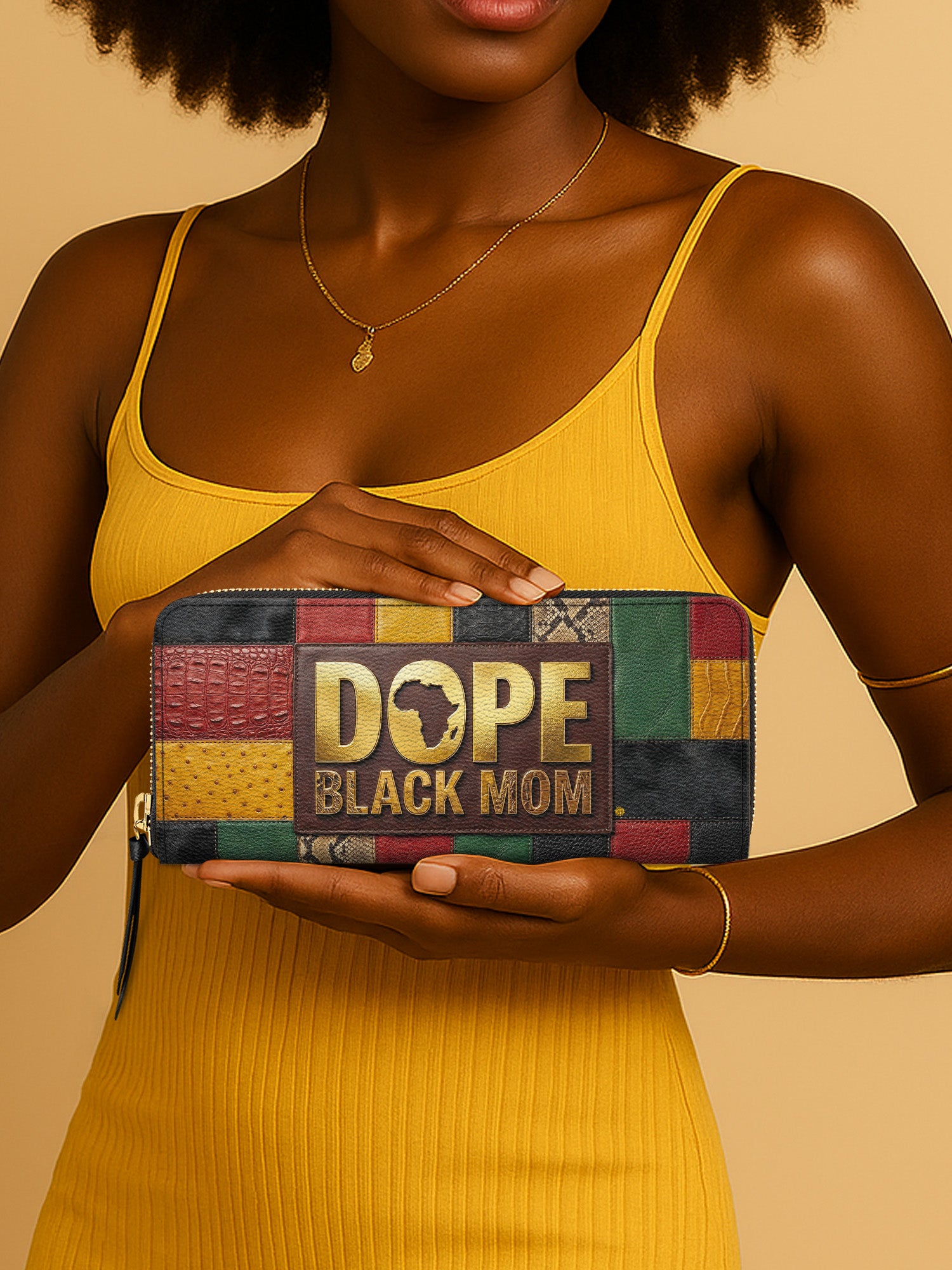 Dope Black Queen Slimline Zippy Wallet QR0TV271