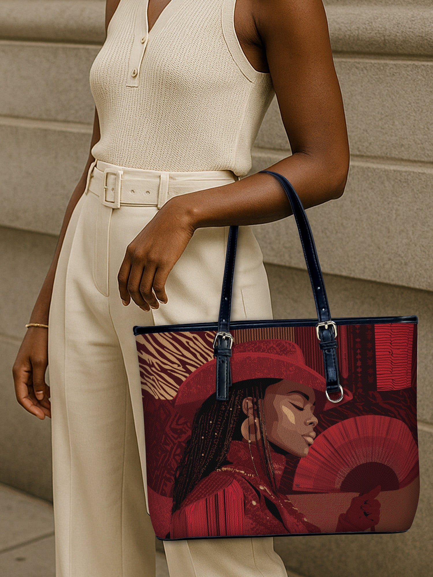 Dust Crowned Beauty Leather Bucket Bag QR0TD487