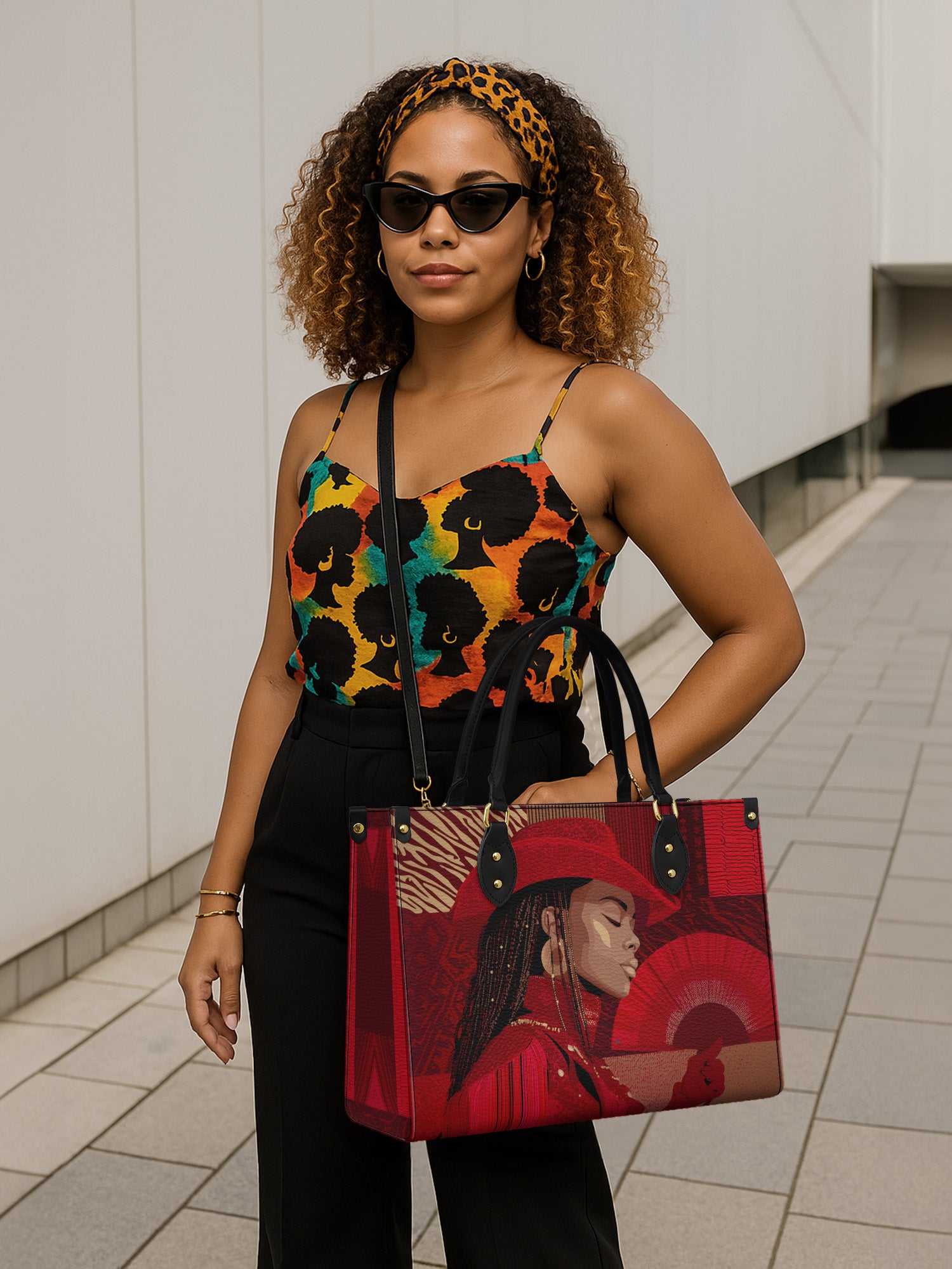 Dust Crowned Beauty Premium Leather Handbag QR0TD488