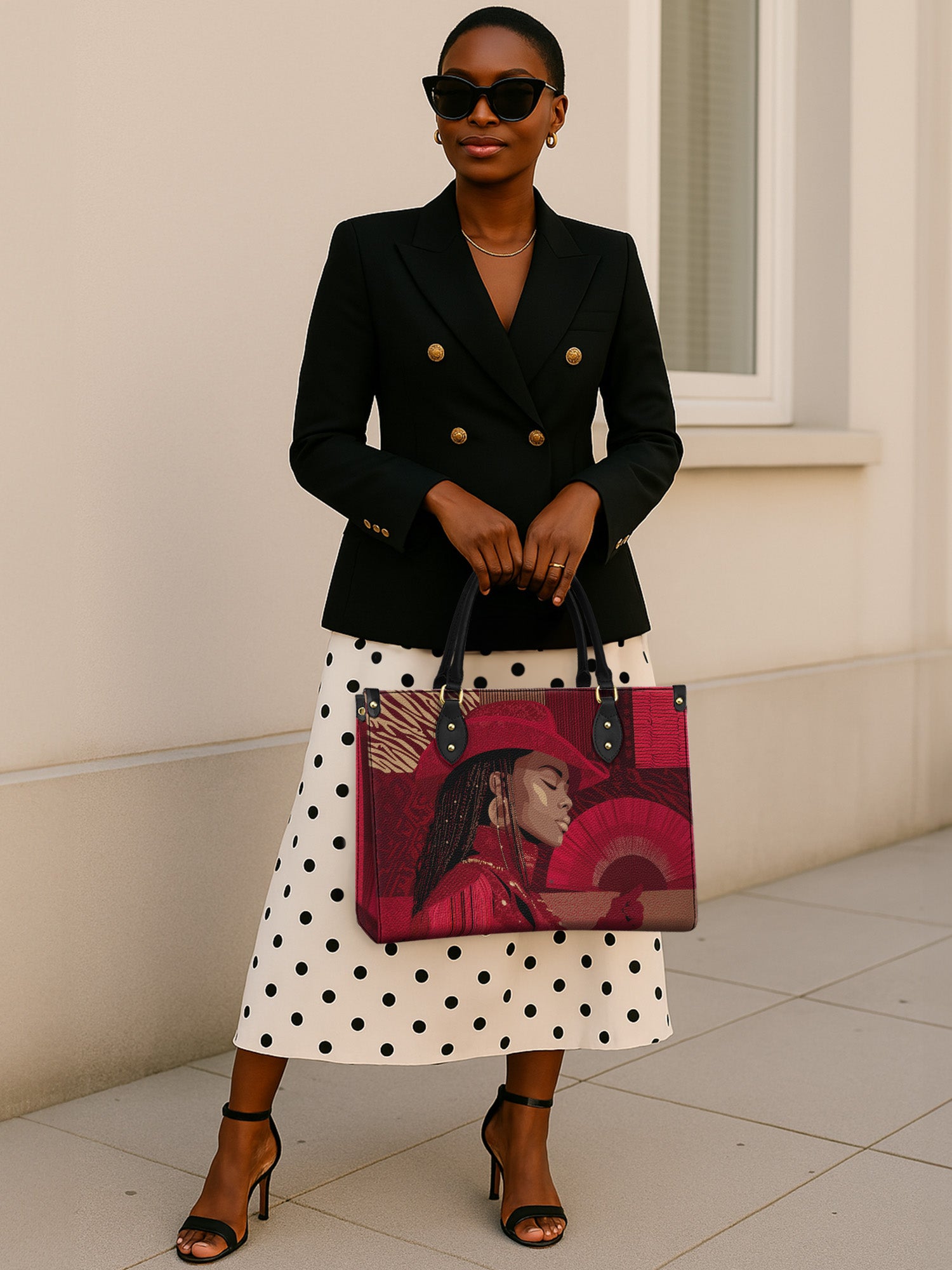 Dust Crowned Beauty Premium Leather Handbag QR0TD488