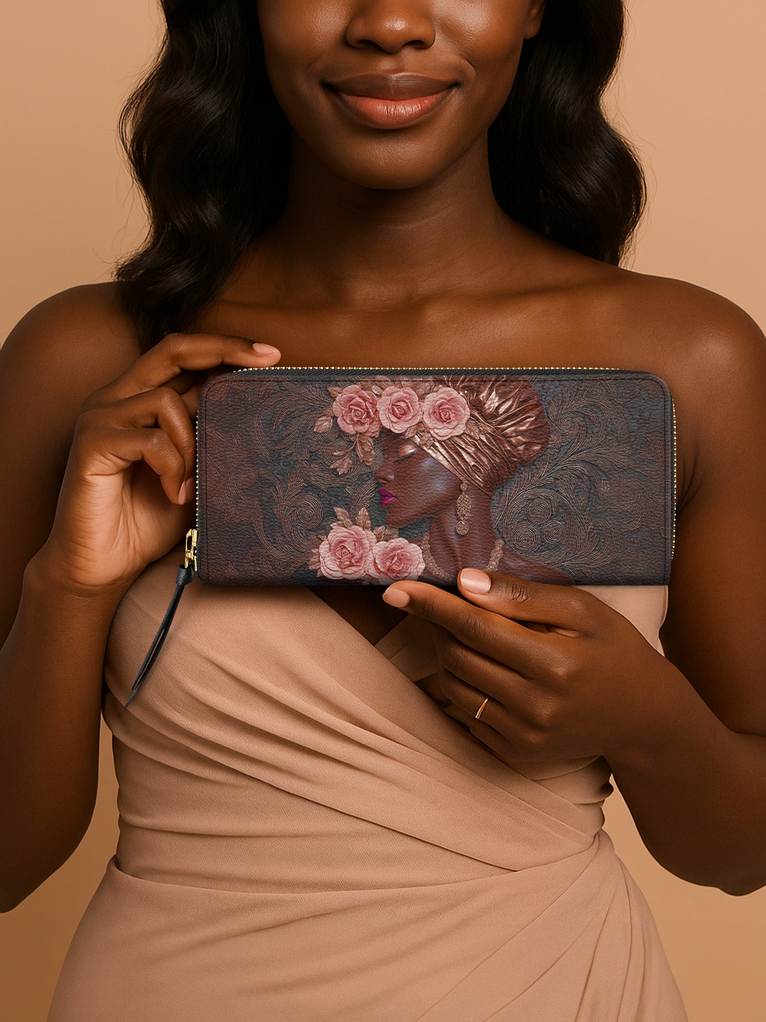 African Allure Slimline Zippy Wallet QR0XD551