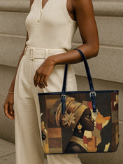 Scarlet Continent Leather Bucket Bag QR0XD785