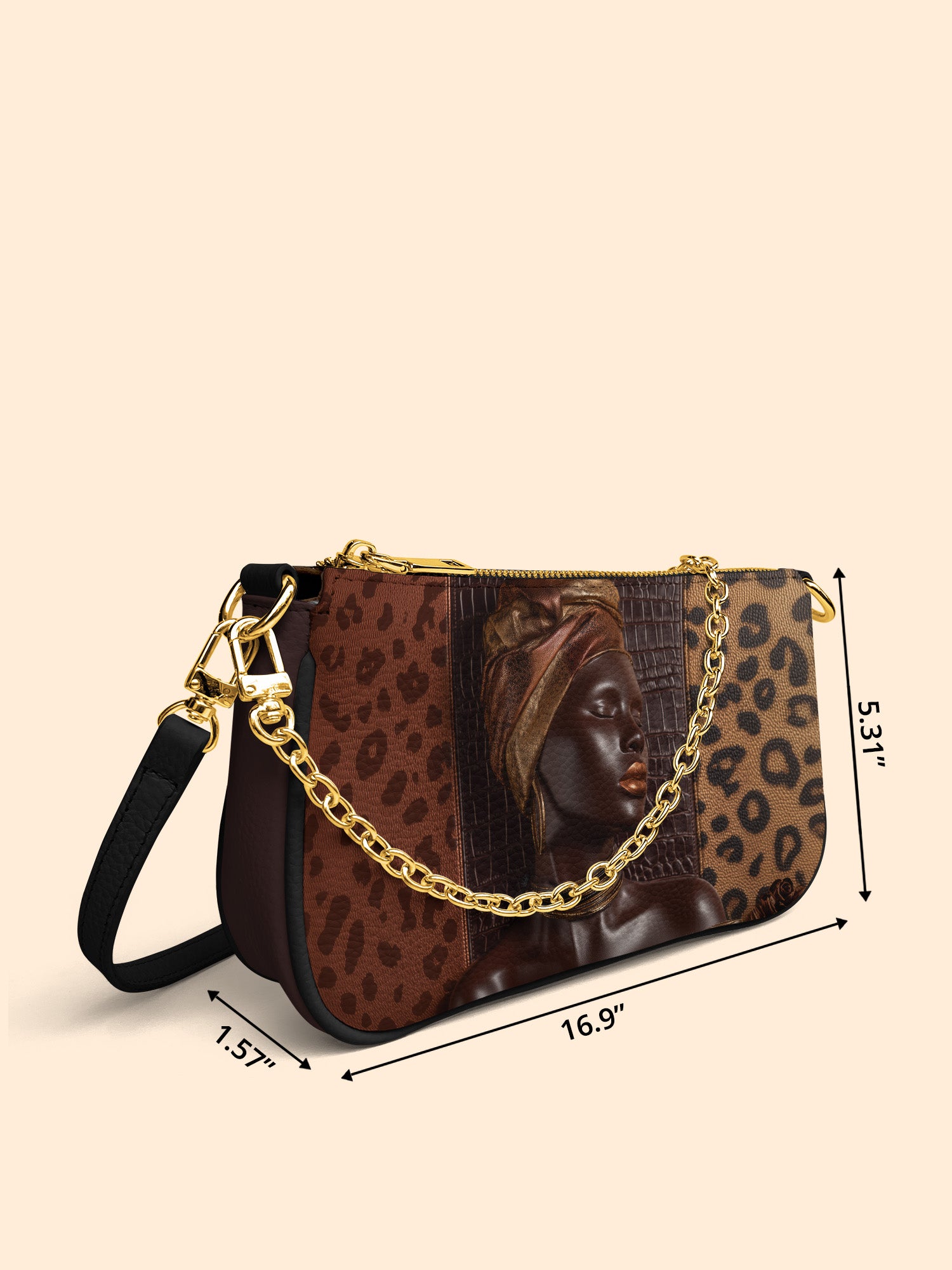 Leopard Queen Classic Zip Pochette QR0TD428