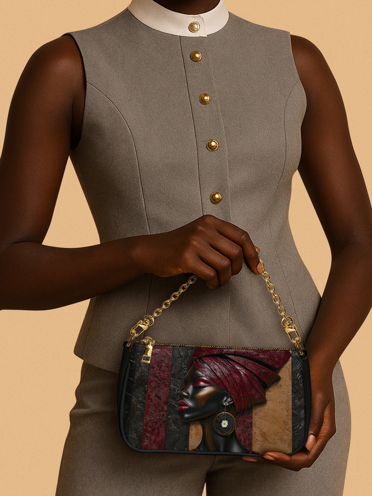 Crimson Sovereign Classic Zip Pochette QR0XD933