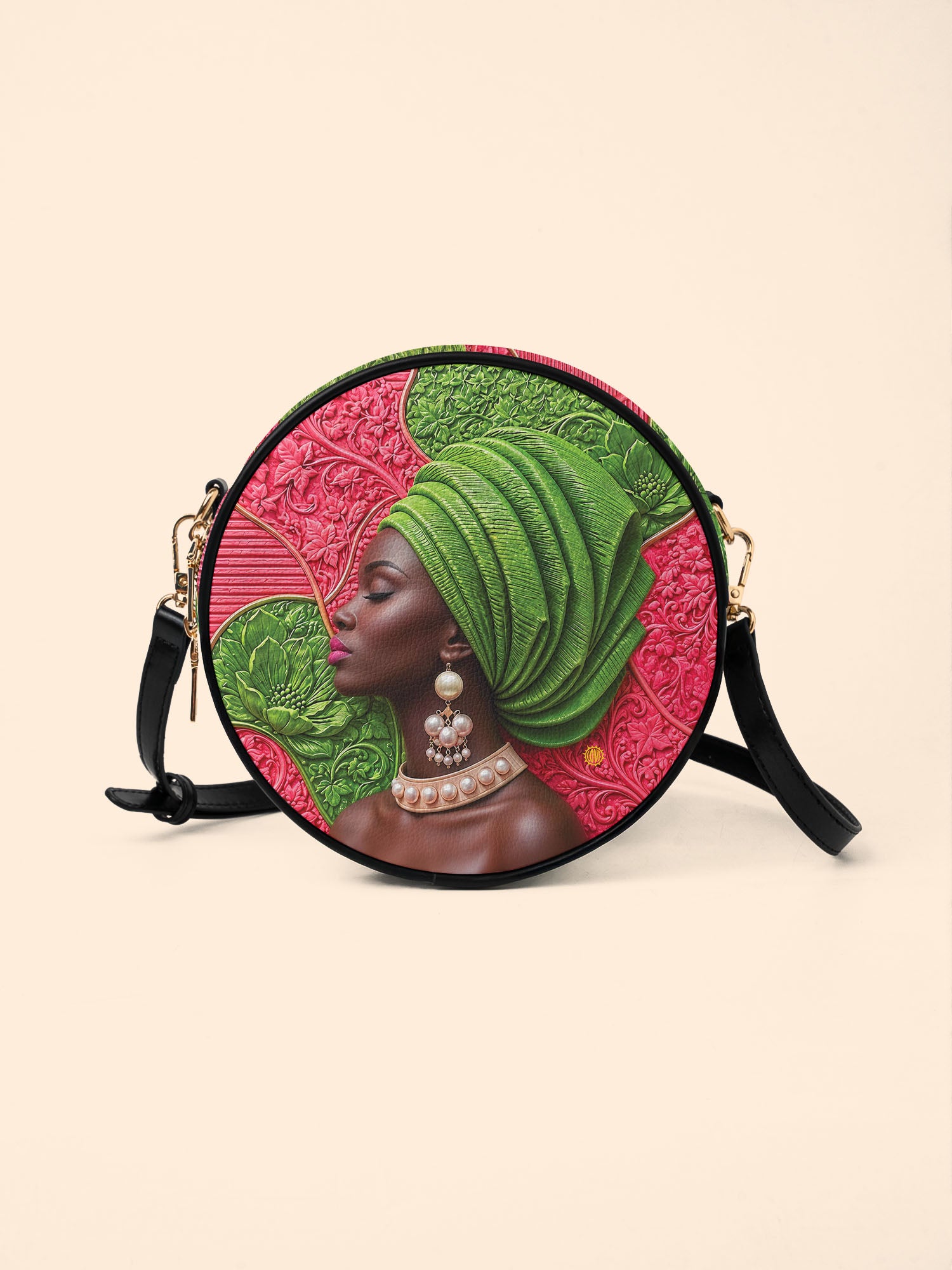 Divine Green Circle Crossbody Bag QR0TD705