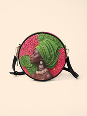 Divine Green Circle Crossbody Bag QR0TD705