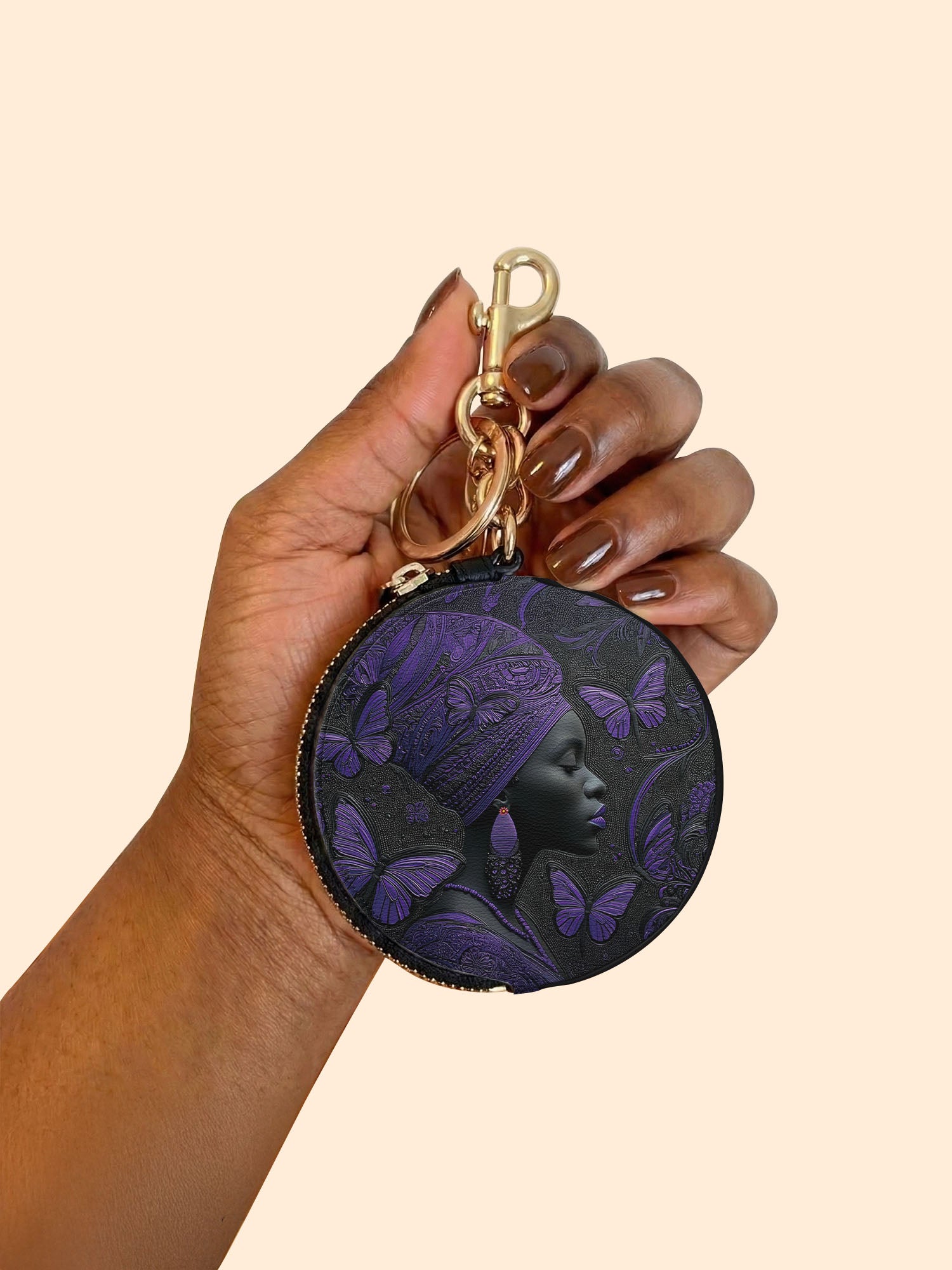 Majesty Known Circular Coin Pouch Bag Charm QR0XD257