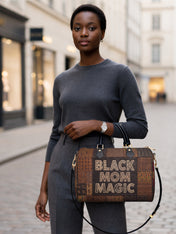 Magic Mama Leather Boston Bag QR0TD658
