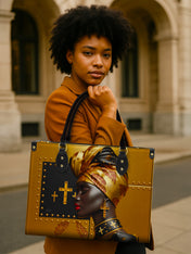Faith Glow Premium Leather Handbag QR0TD557