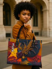 African Aspirations Premium Leather Handbag
