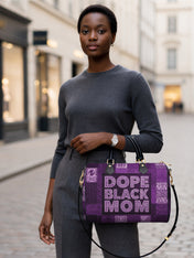 Dope Mom Leather Boston Bag QR0TD660