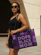 Dope Mom Premium Leather Handbag QR0TD660