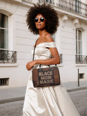 Magic Mama Leather Boston Bag QR0TD658