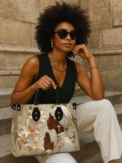 Divine Melanin Premium Leather Handbag QR0TD553
