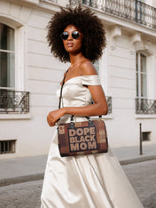 Dope Mama Leather Boston Bag QR0TD659