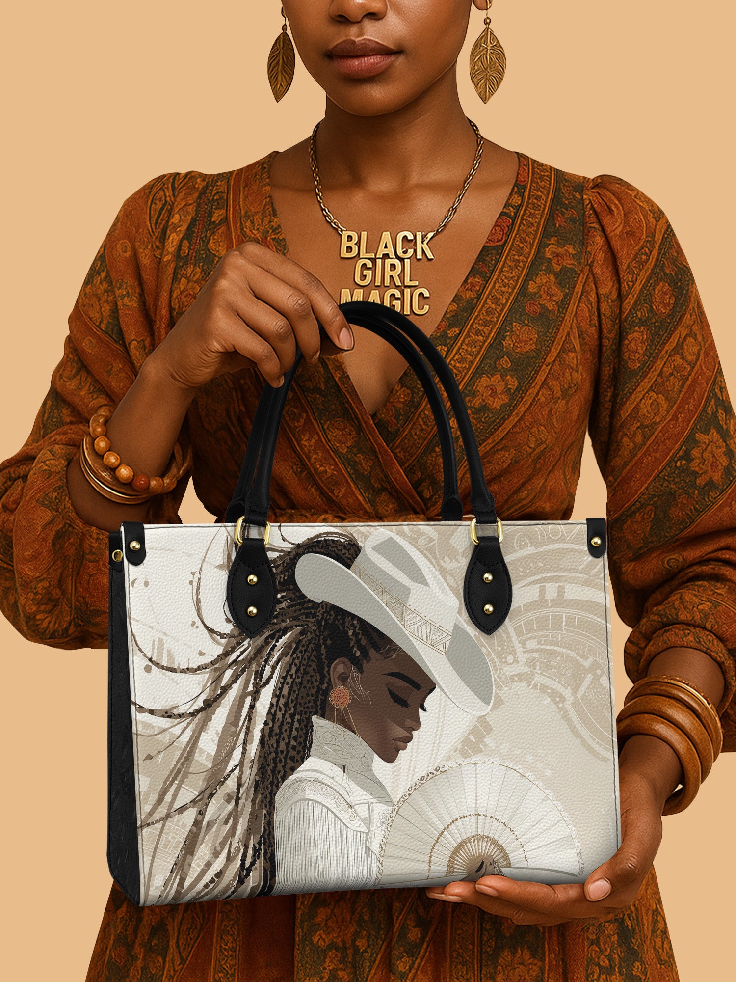 Buffalo Moon Premium Leather Handbag QR0TD485