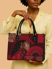 Dust Crowned Beauty Premium Leather Handbag QR0TD488