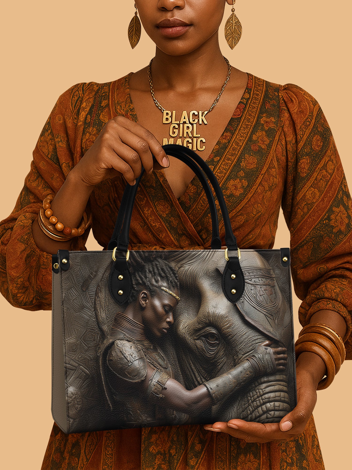 Primal Grace Premium Leather Handbag QR0HH184