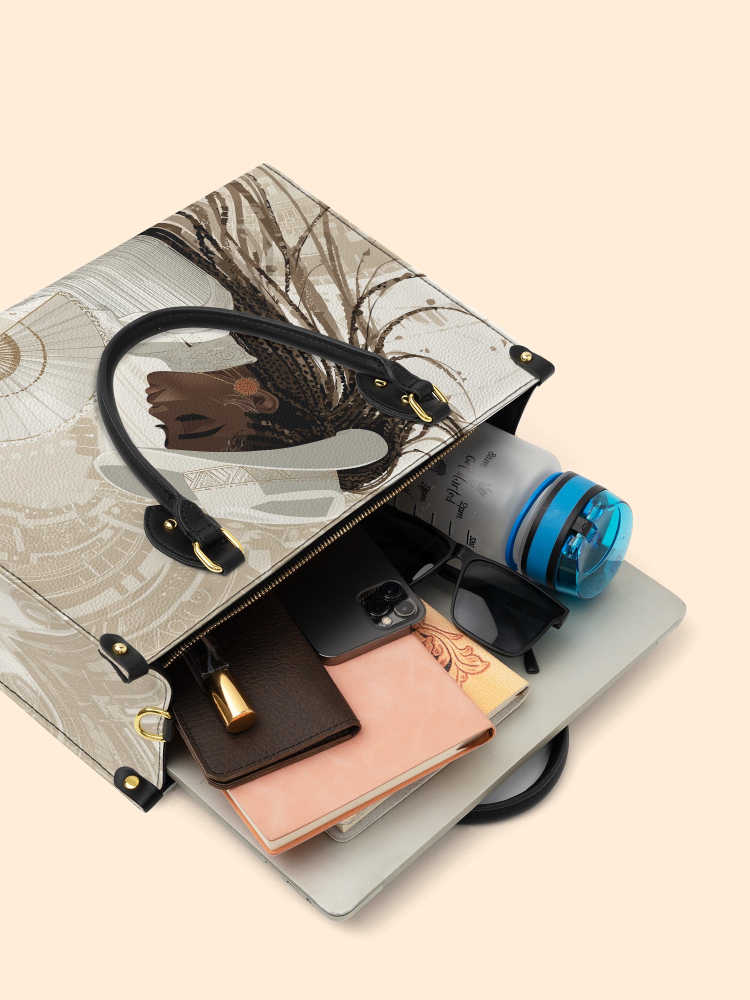 Buffalo Moon Premium Leather Handbag QR0TD485